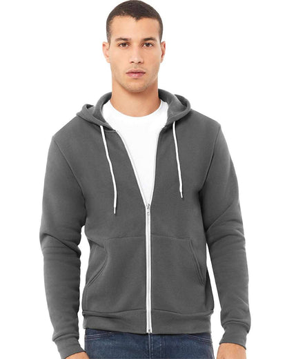 Unisex Sponge Fleece Full-Zip Hoodie | Comfort Soft Cotton