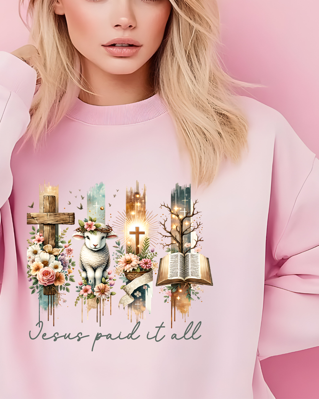 ✝️ Jesus Paid It All Sweatshirt