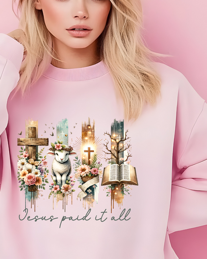✝️ Jesus Paid It All Sweatshirt