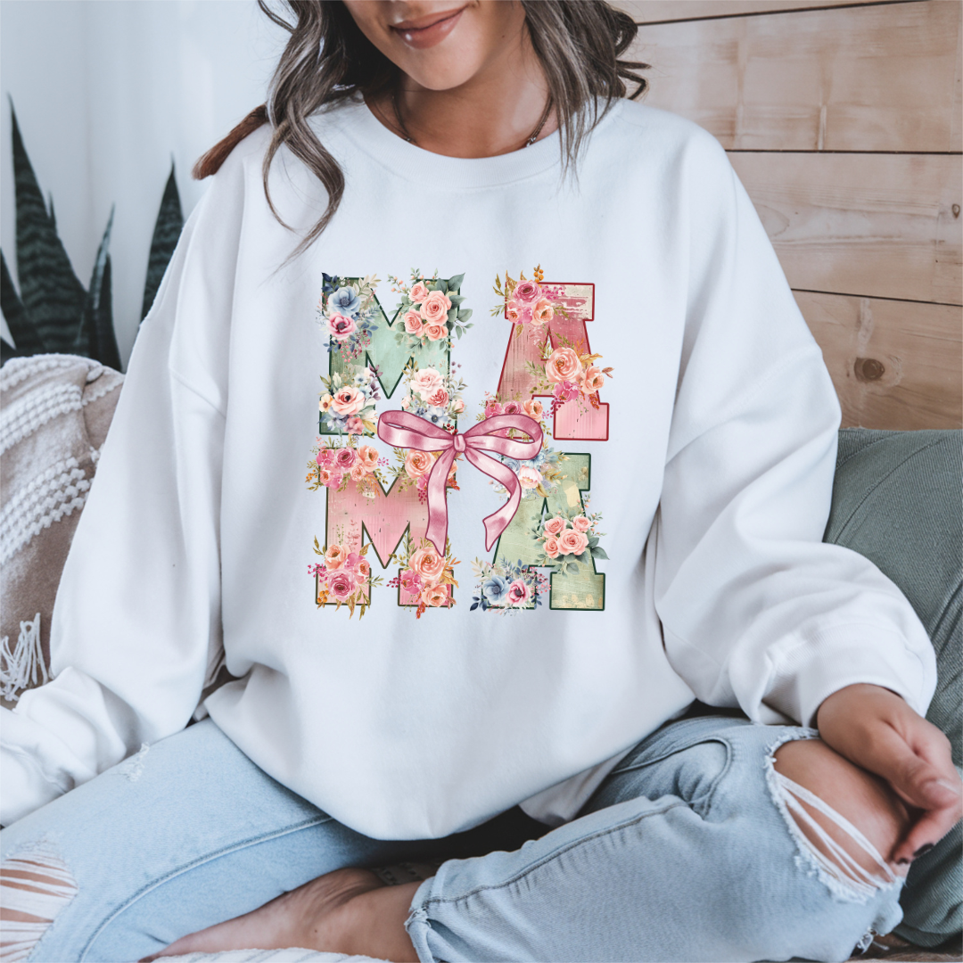 🌸 Floral MAMA Shirt