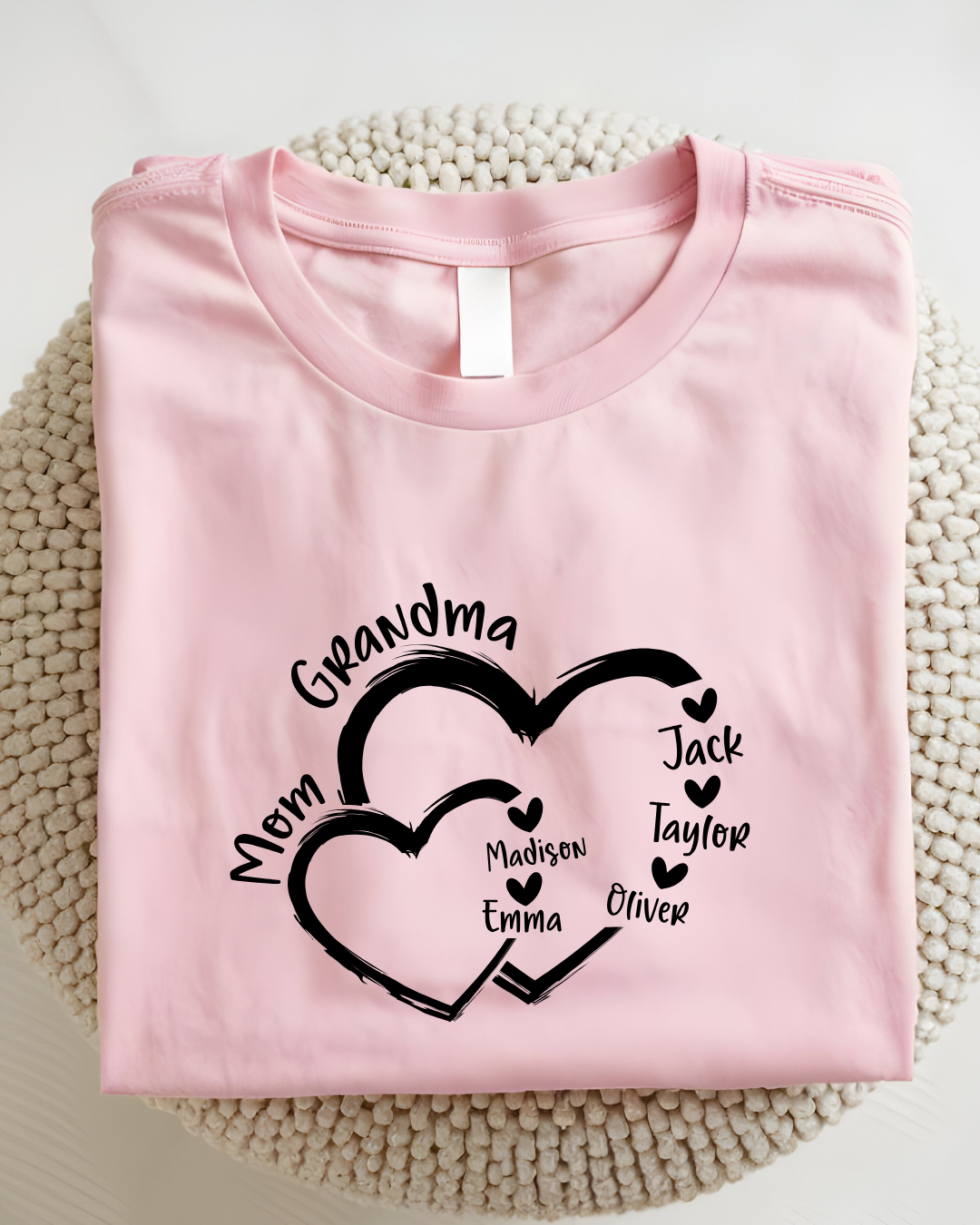 💖 Custom Grandma & Mama Shirt