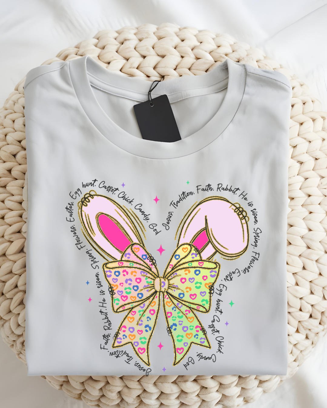 🐰 Easter Bunny Bow T-Shirt 🎀