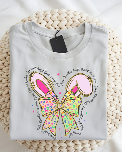 🐰 Easter Bunny Bow T-Shirt 🎀