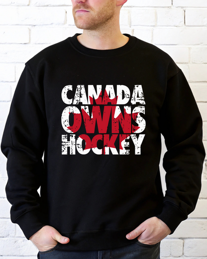 🏒 Canada Owns Hockey Sweatshirt