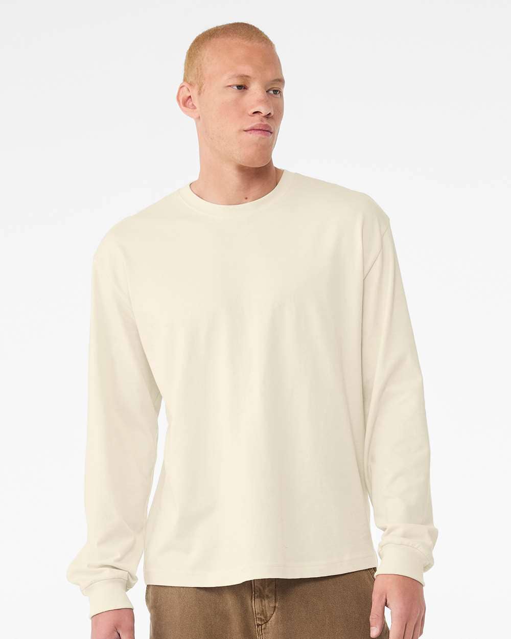 BELLA + CANVAS Heavyweight Long Sleeve Tee Relaxed Fit
