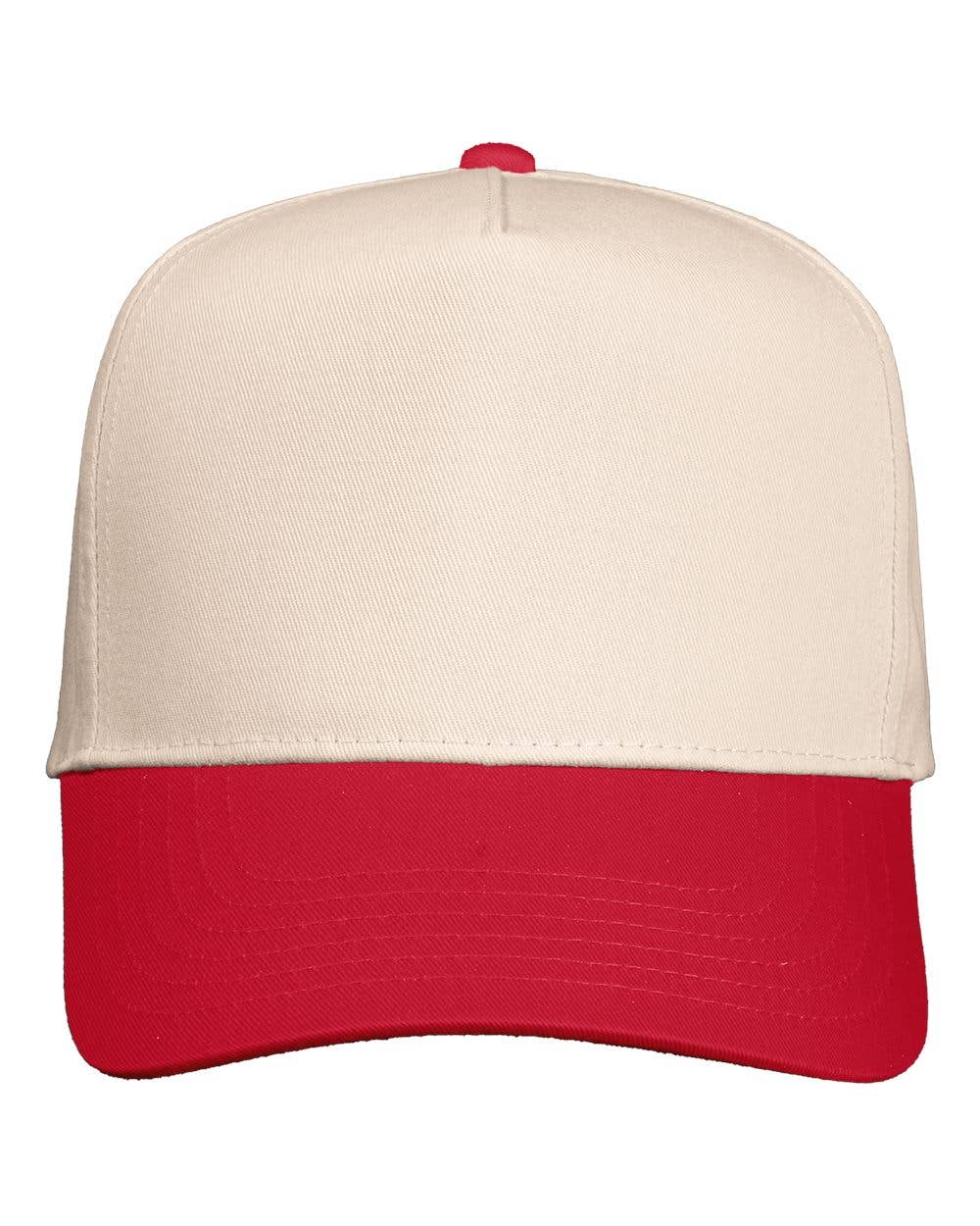 Valucap Adjustable Five-Panel Cap Clean & Comfortable Style