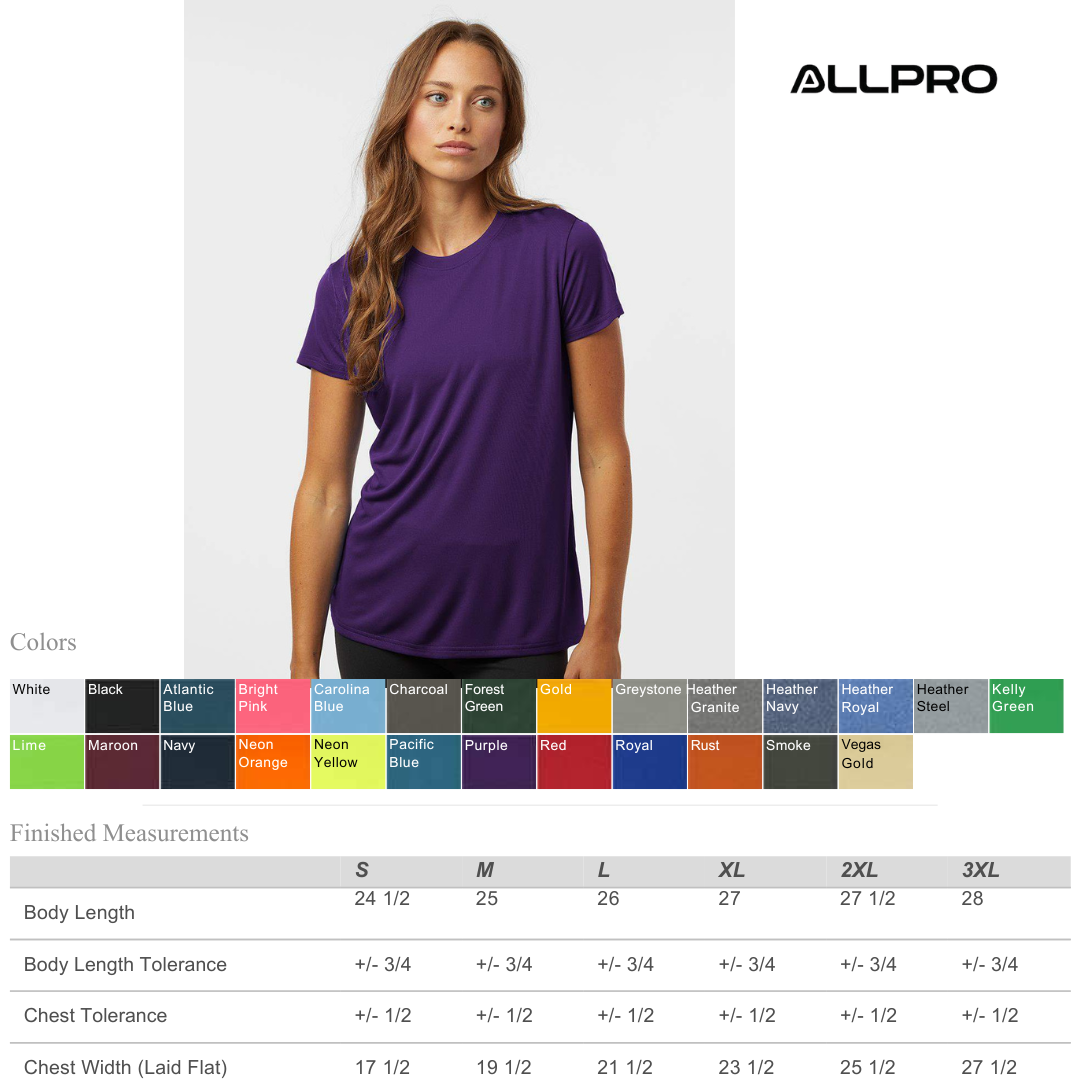 Women’s Sport Performance Tee | Snag-Resistant