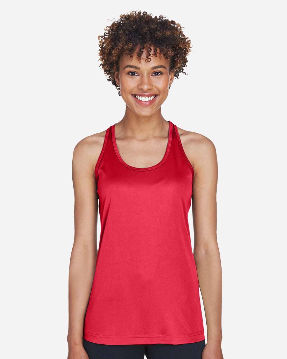 Women’s Athletic Racerback Tank – Breathable Performance Fit
