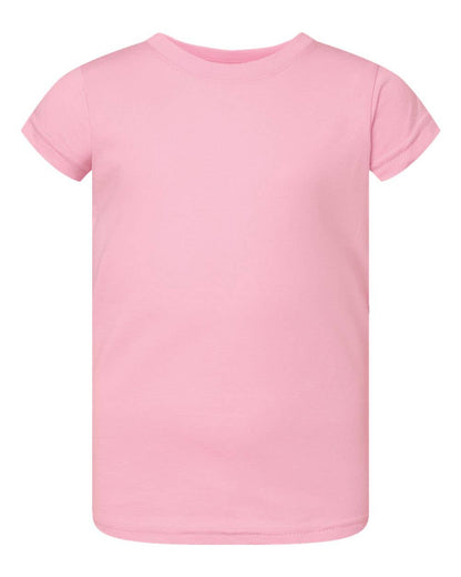 Toddler Girls Fine Jersey T-Shirt Soft Cotton Tee 2T–5/6