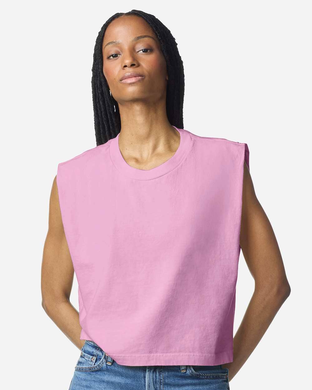 American Apparel | Women’s Heavyweight Muscle Tee | Boxy Fit