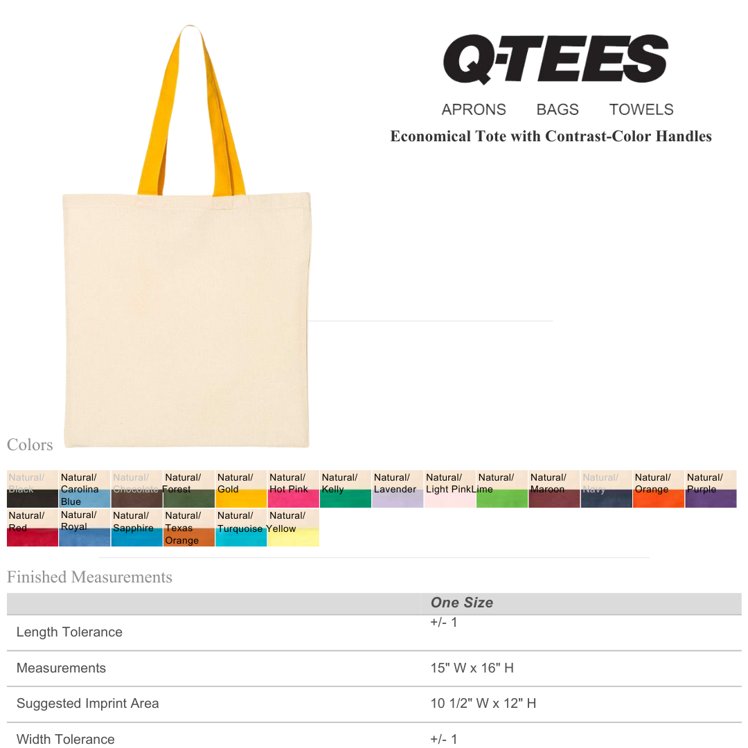 Economical Cotton Tote Bag – Everyday Lightweight Carryall