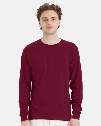 Long Sleeve Top | 100% Cotton Essential Comfort Tee