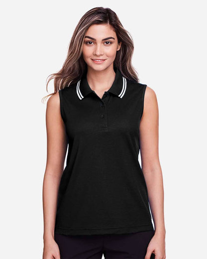 Women’s Sleeveless Performance Polo Breathable, Modern Fit