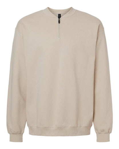 Gildan SF008 Unisex Softstyle Midweight 1/4 Zip Sweatshirt