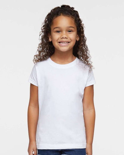 Toddler Girls Fine Jersey T-Shirt Soft Cotton Tee 2T–5/6