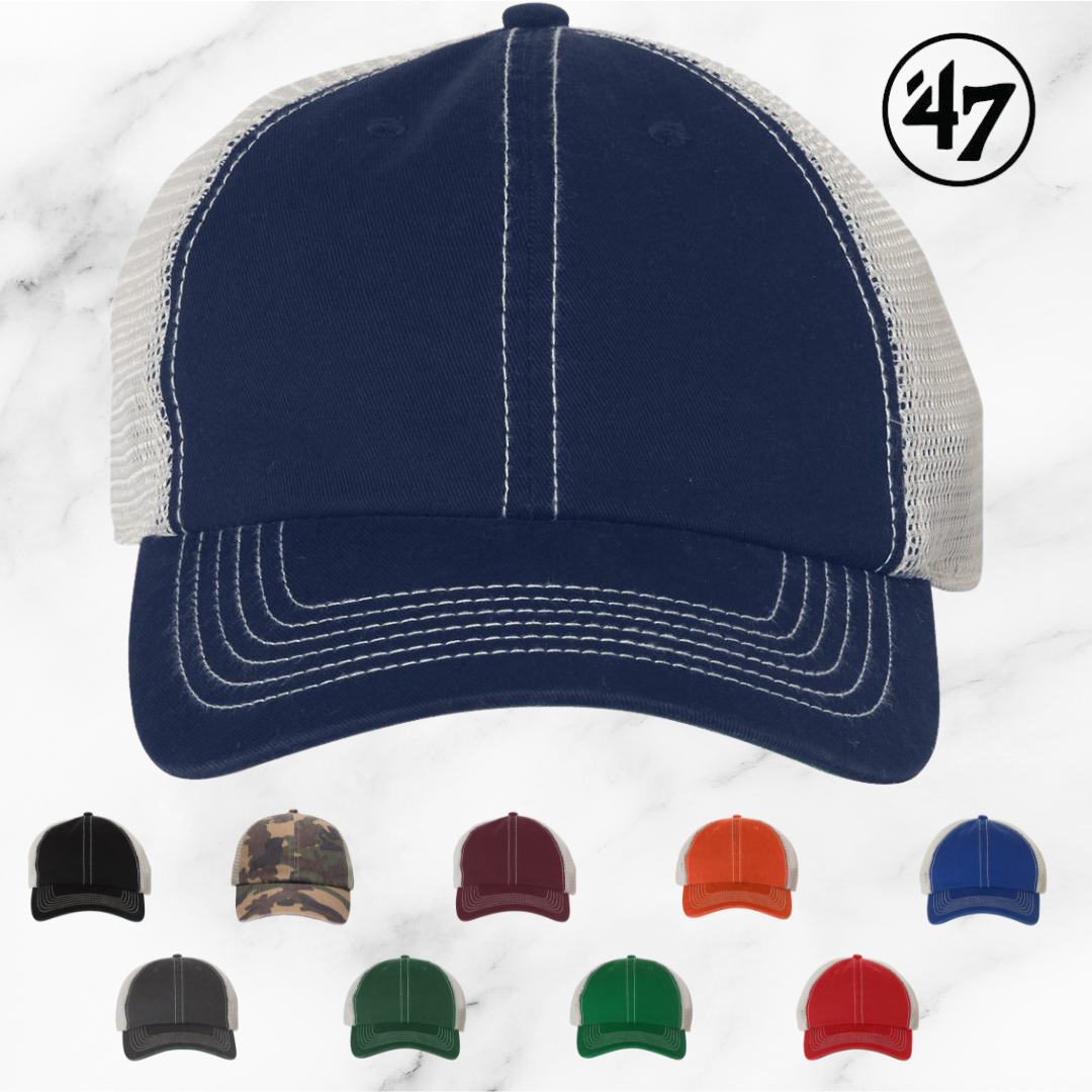 Classic Mesh Back Vintage Cap 4710 | Adjustable Everyday Hat