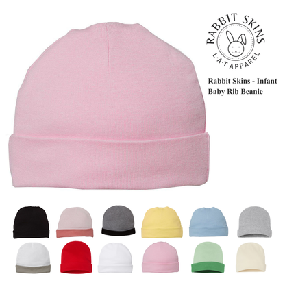 Infant Baby Rib Beanie – Soft Cotton Comfort Hat