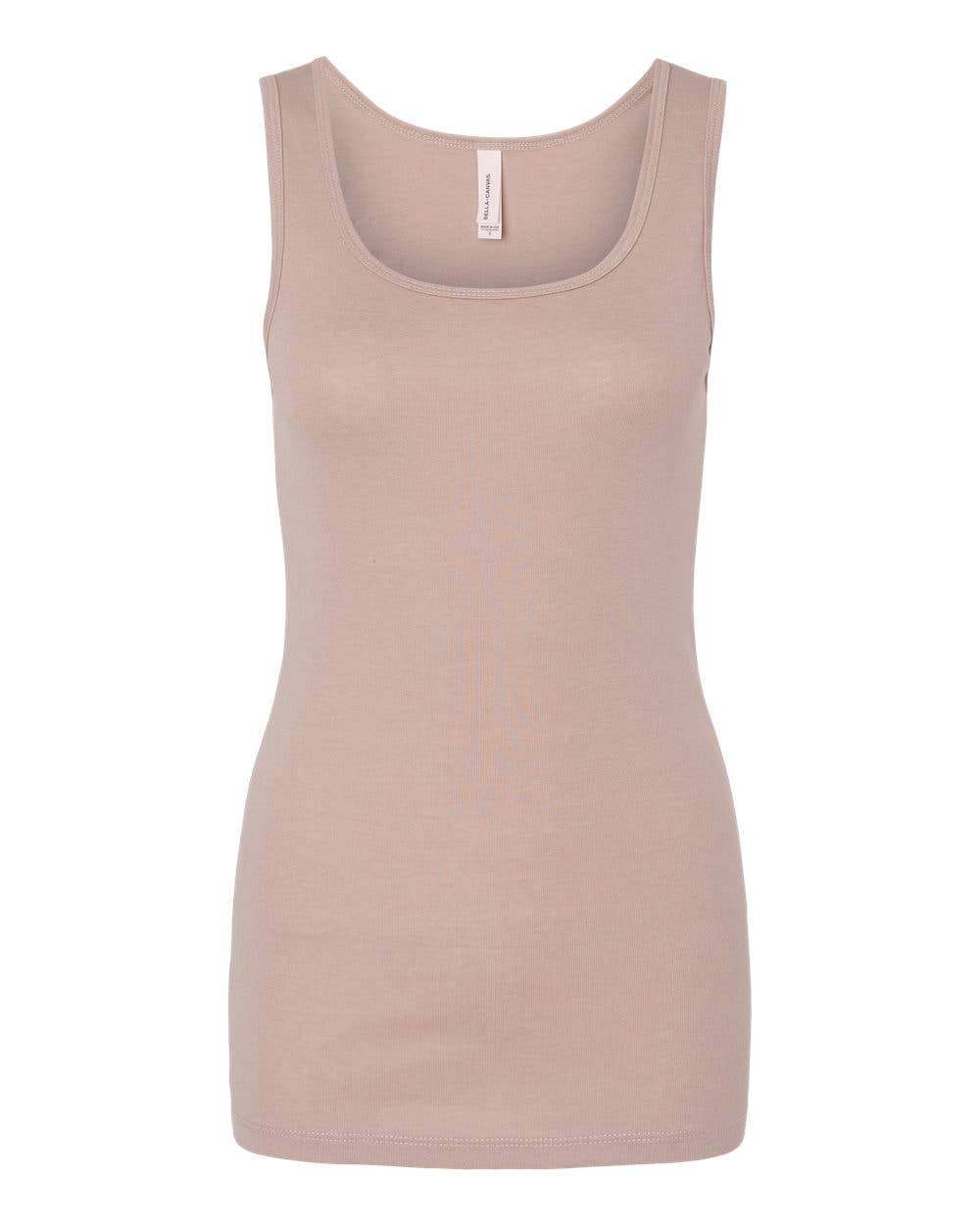 Women’s Micro Rib Tank Top – Slim Fit Everyday Essential