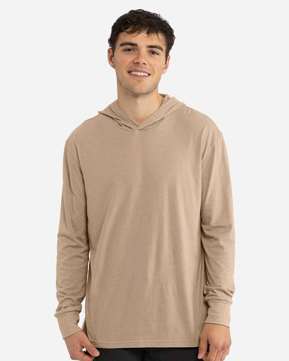 Next Level Unisex Lightweight Hooded Long Sleeve T-Shirt