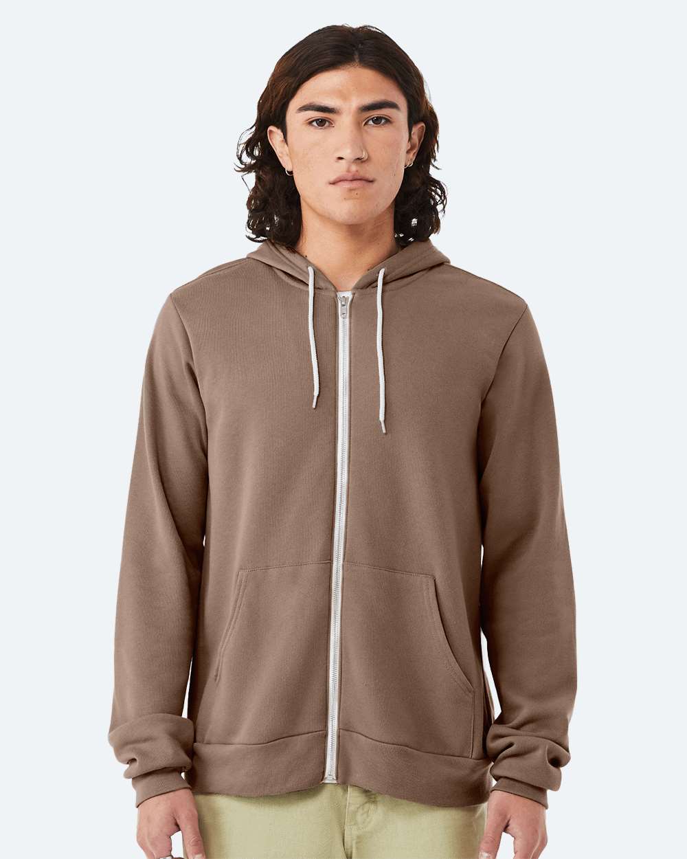 Unisex Sponge Fleece Full-Zip Hoodie | Comfort Soft Cotton