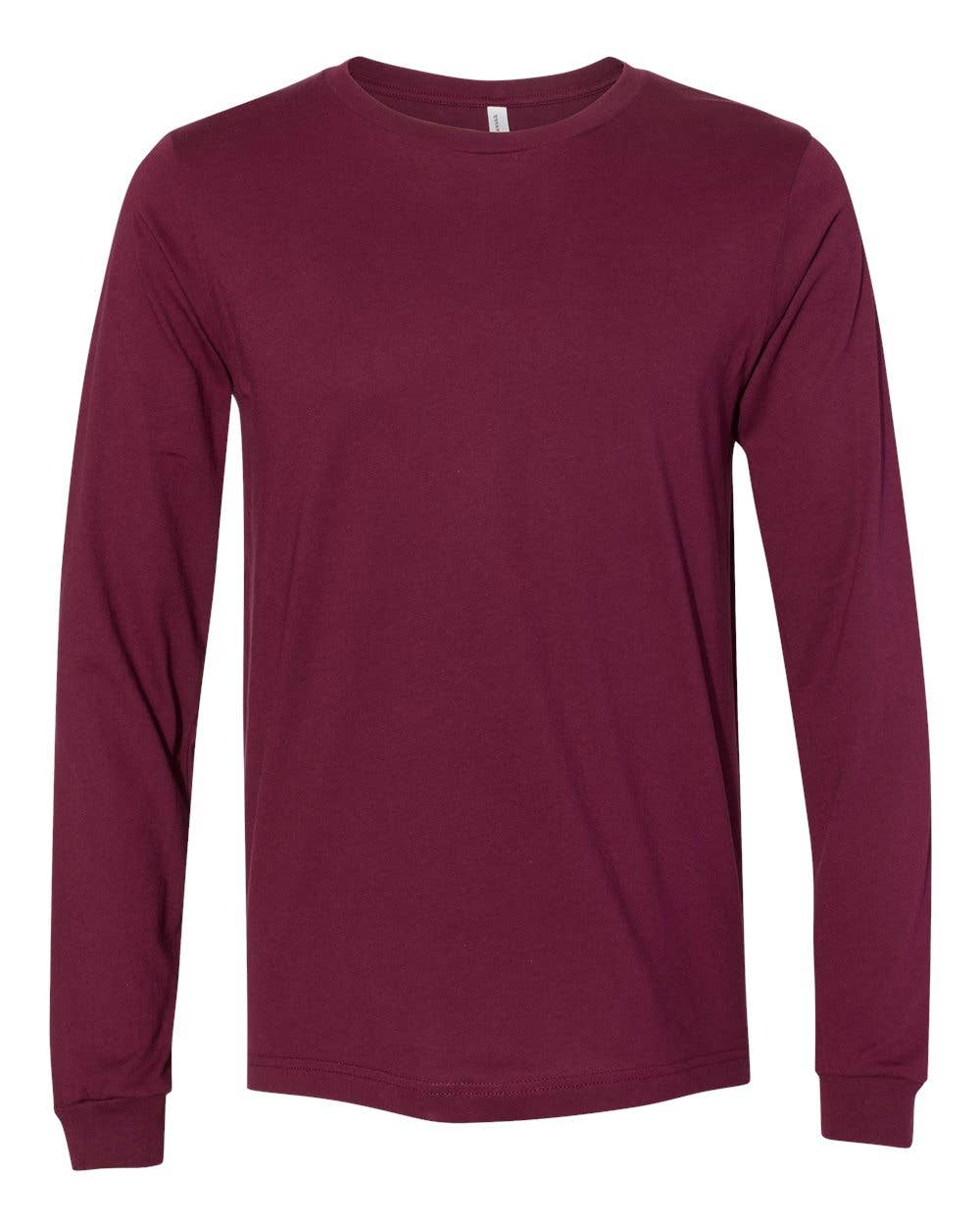 Unisex Soft Cotton Long Sleeve Tee | Bella + Canvas