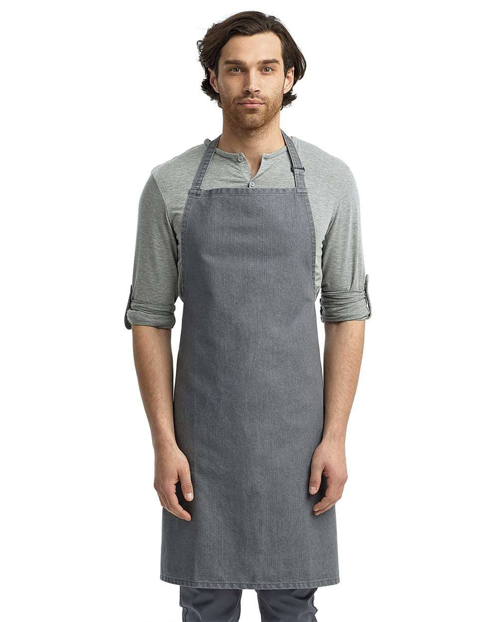 Recycled Cotton Blend Apron for Custom Logos & Uniforms