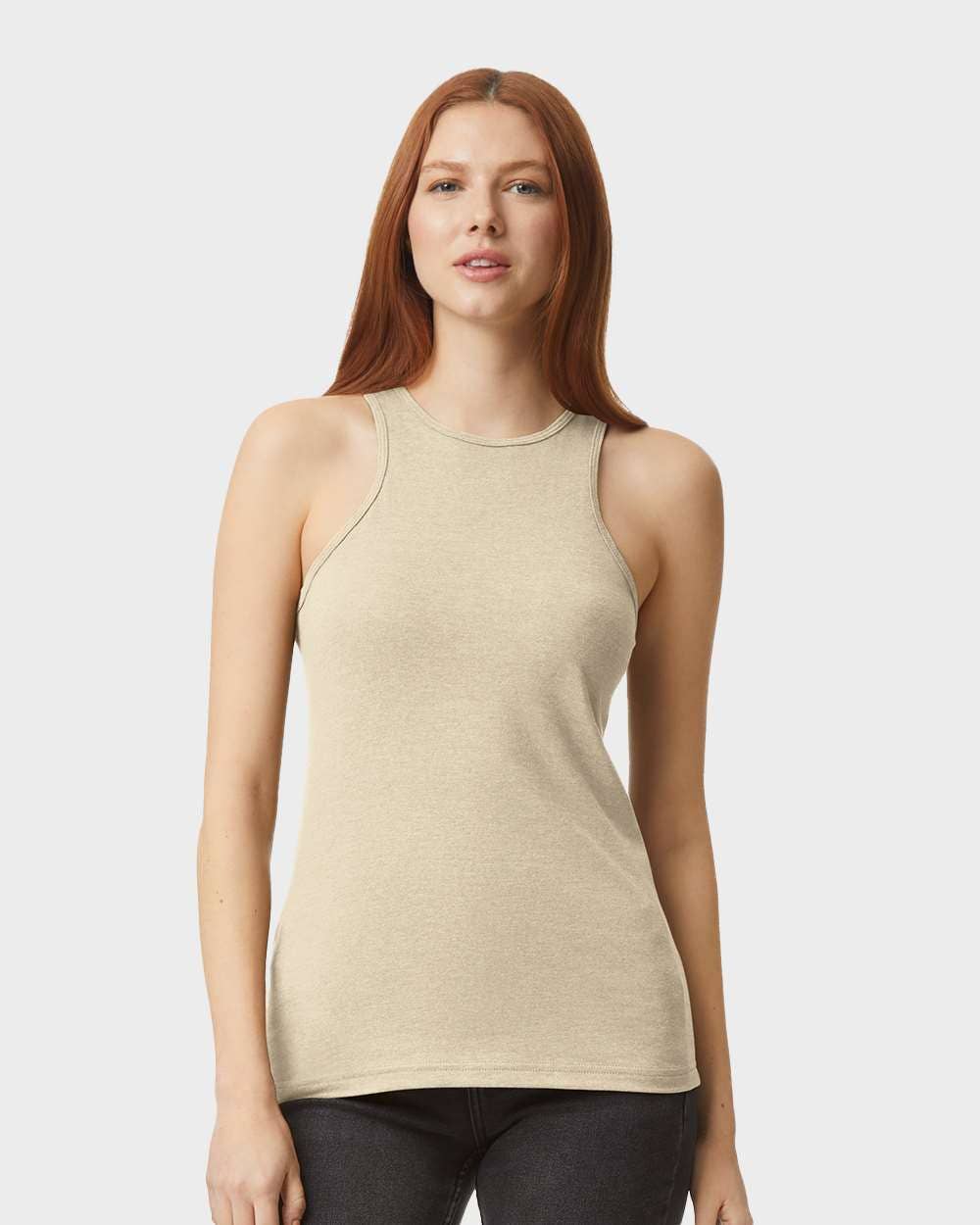 American Apparel Women’s CVC Tank | Shaped Fit Soft Cotton
