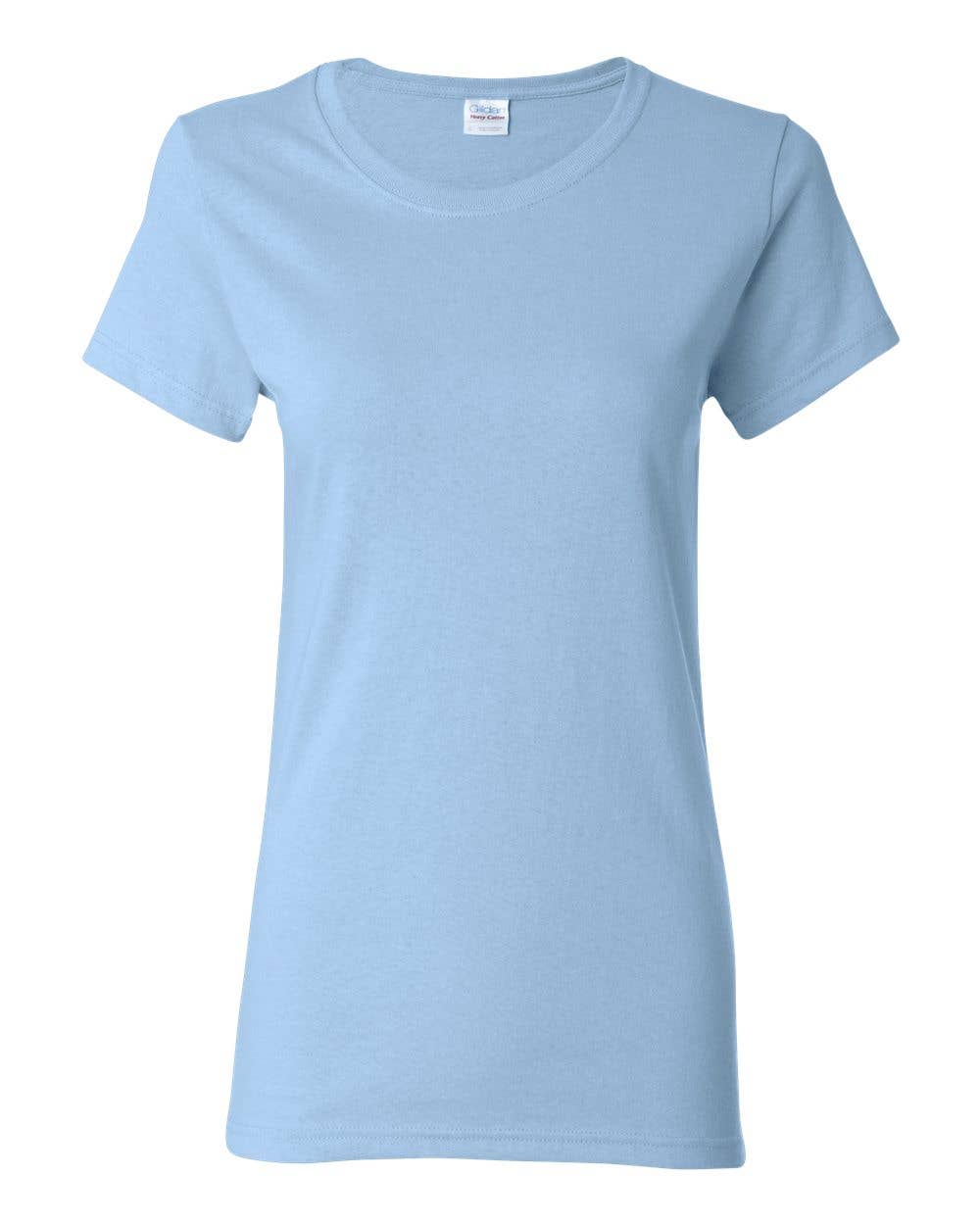 Women’s Heavy Cotton Tee | Gildan 5000L Soft Feel