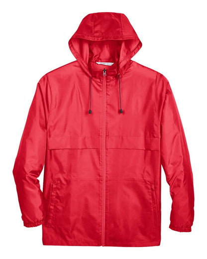 Unisex Lightweight Hooded Windbreaker Jacket Water-Resistant