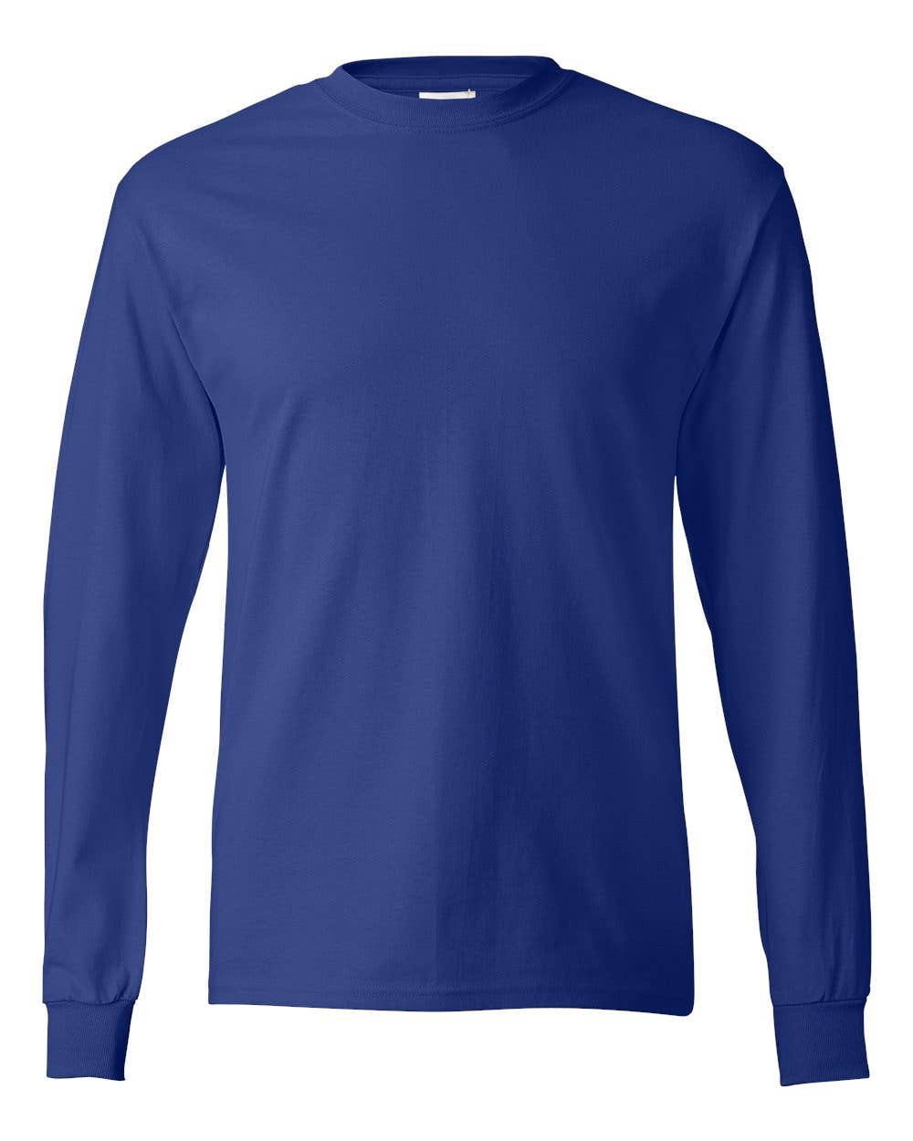 Hanes Long Sleeve Tee | 100% Cotton Classic Soft & Comfort