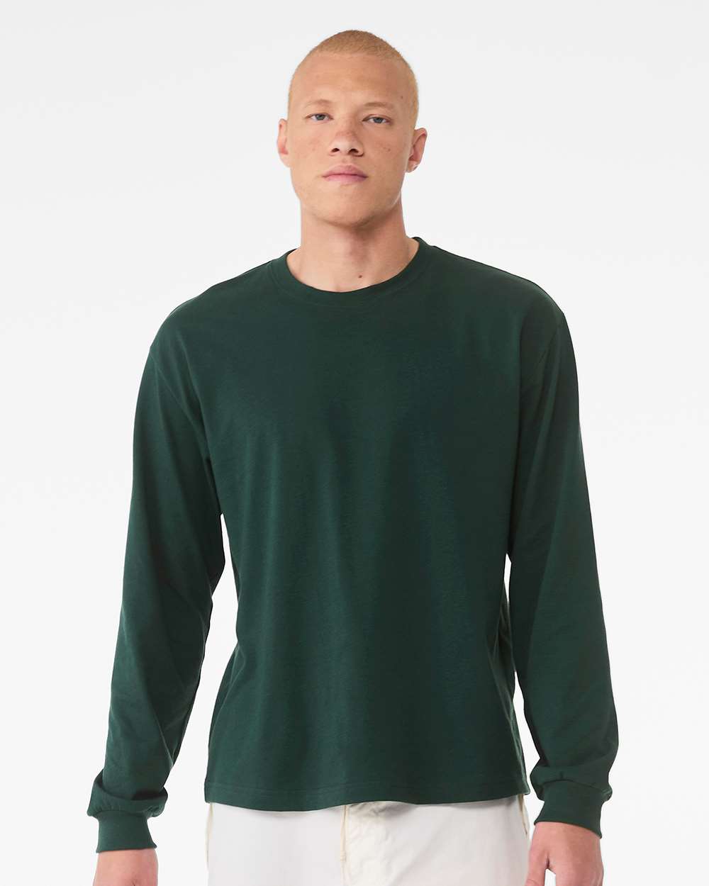 BELLA + CANVAS Heavyweight Long Sleeve Tee Relaxed Fit