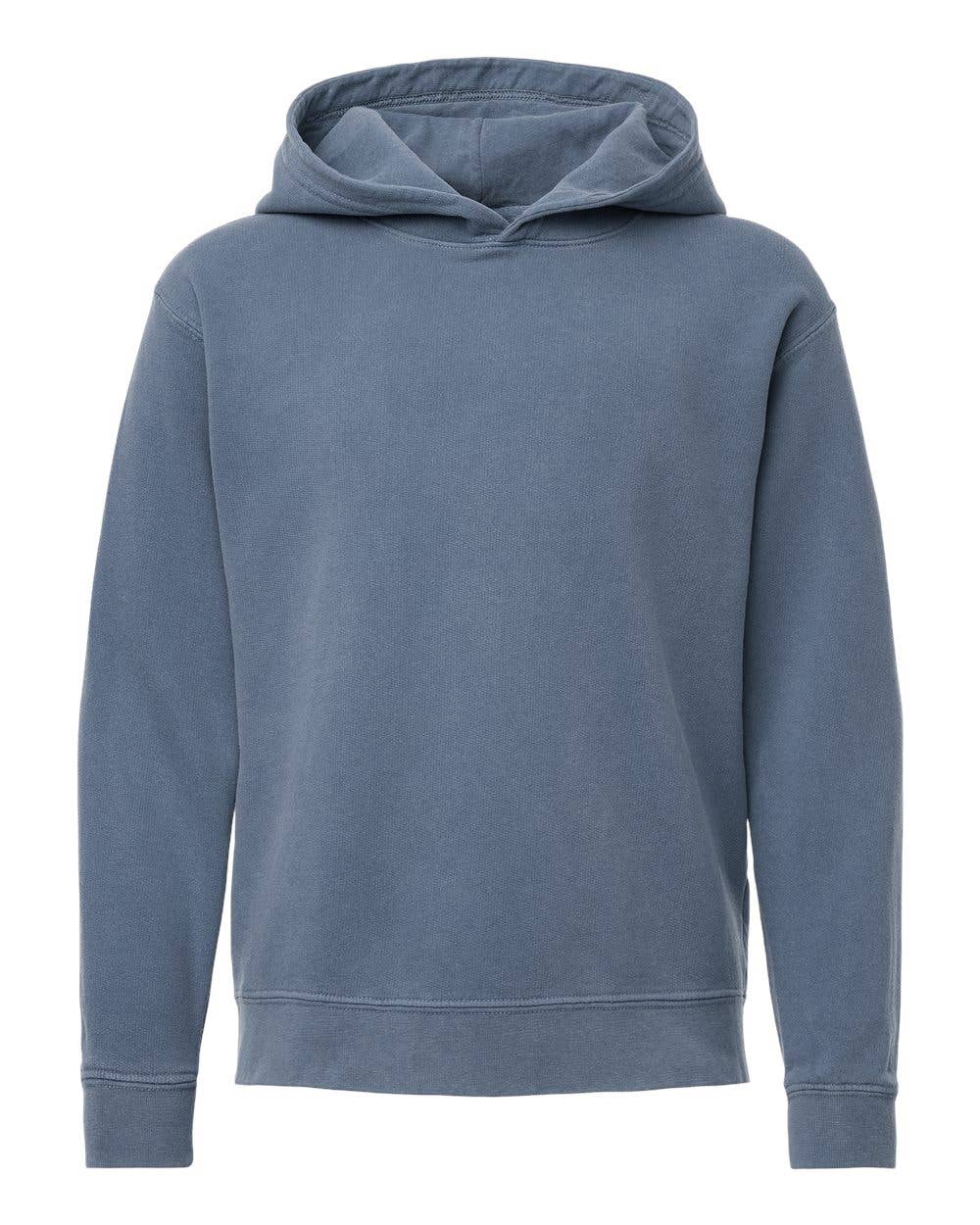 Kids Lightweight Fleece Hoodie Soft Ring-Spun Cotton Comfort