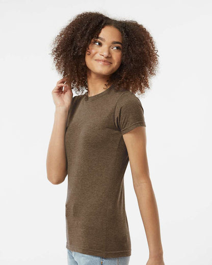 Tultex Women’s 240 Poly-Cotton T-Shirt | Soft Slim Everyday