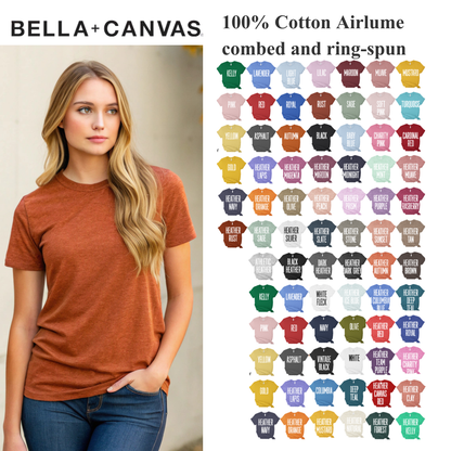 Unisex Jersey Tee – Bella + Canvas Soft Airlume Cotton