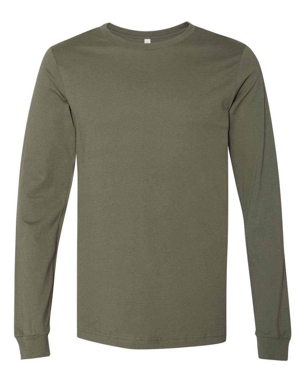 Unisex Soft Cotton Long Sleeve Tee | Bella + Canvas
