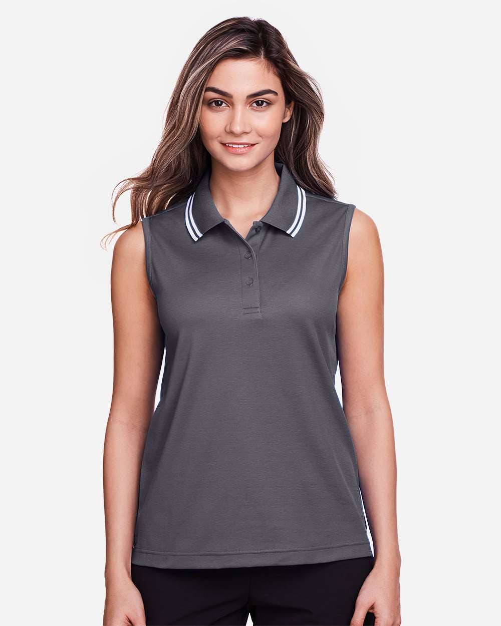 Women’s Sleeveless Performance Polo Breathable, Modern Fit