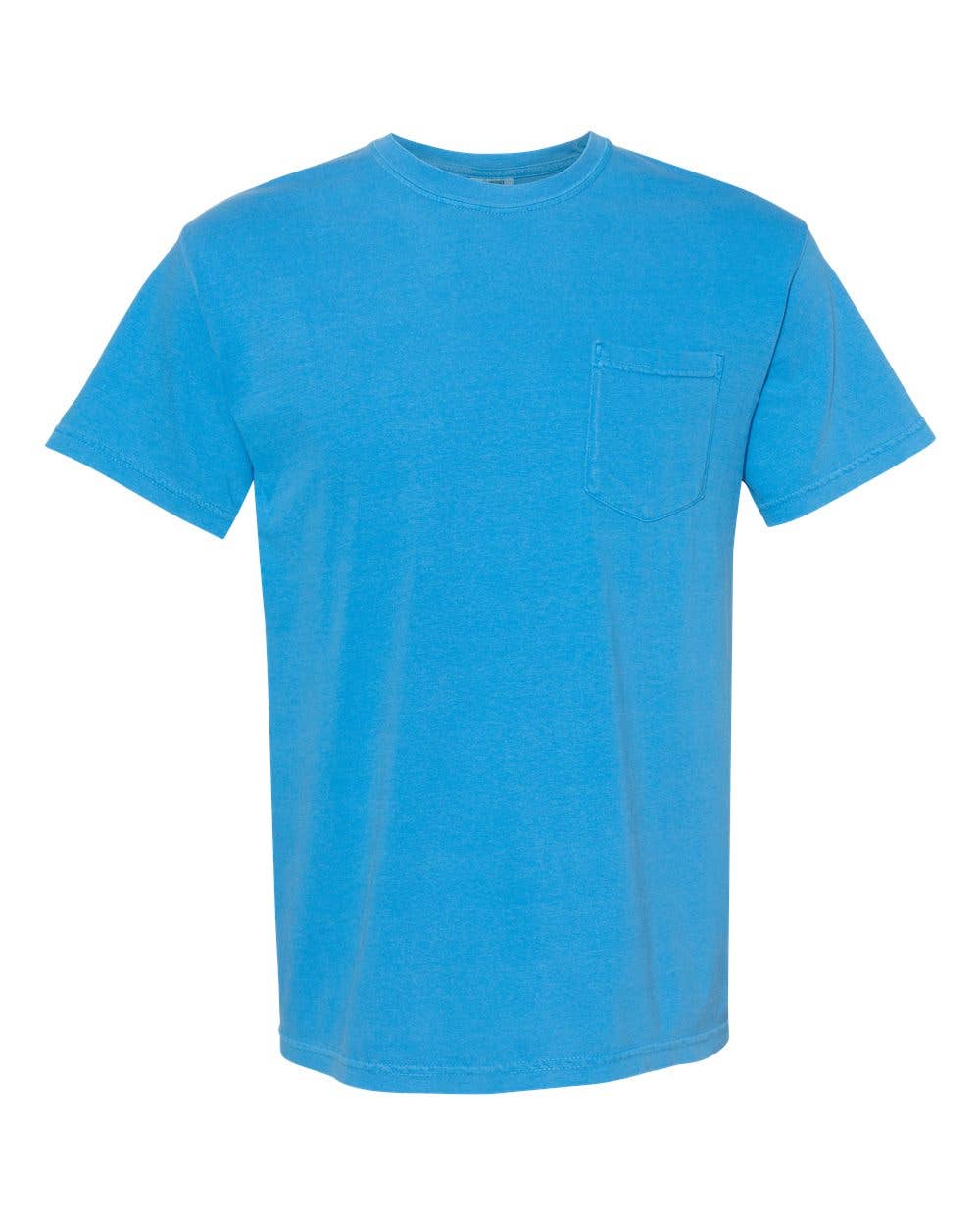 Comfort Colors Heavyweight Pocket 100% ring-spun cotton Tee