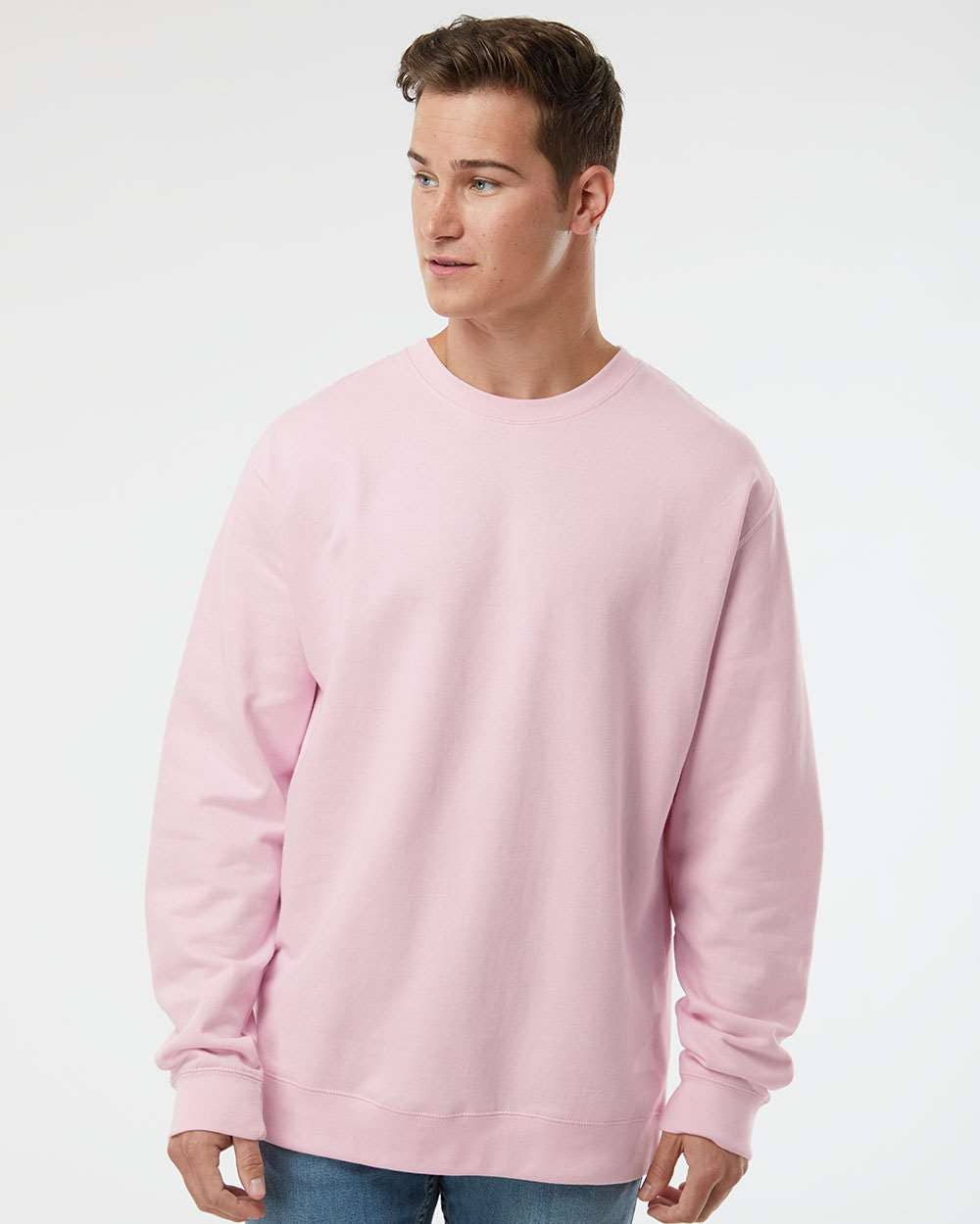 Independent Trading Co Unisex Midweight Crewneck Sweatshirt