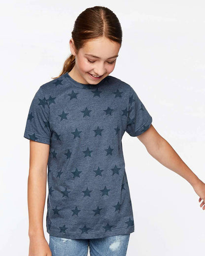 Youth Casual Star Tee | Soft Feel & All-Day Comfort