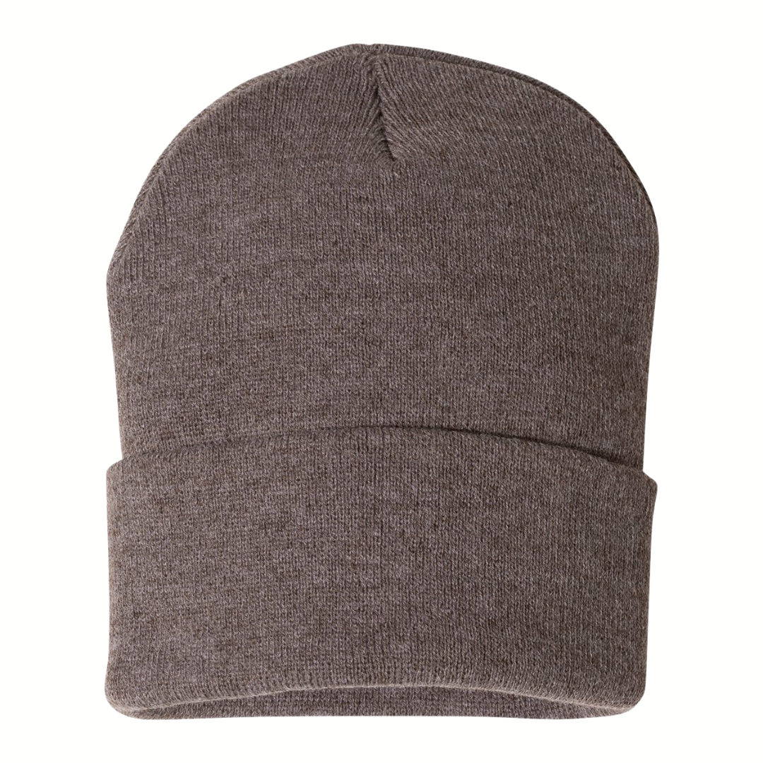 Premium 12” Cuffed Knit Beanie – Warm, Soft & Unisex Winter