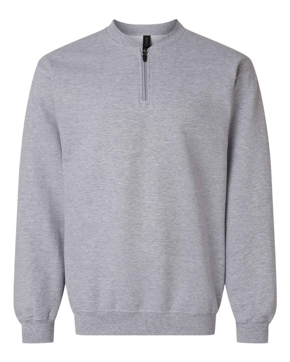Gildan SF008 Unisex Softstyle Midweight 1/4 Zip Sweatshirt