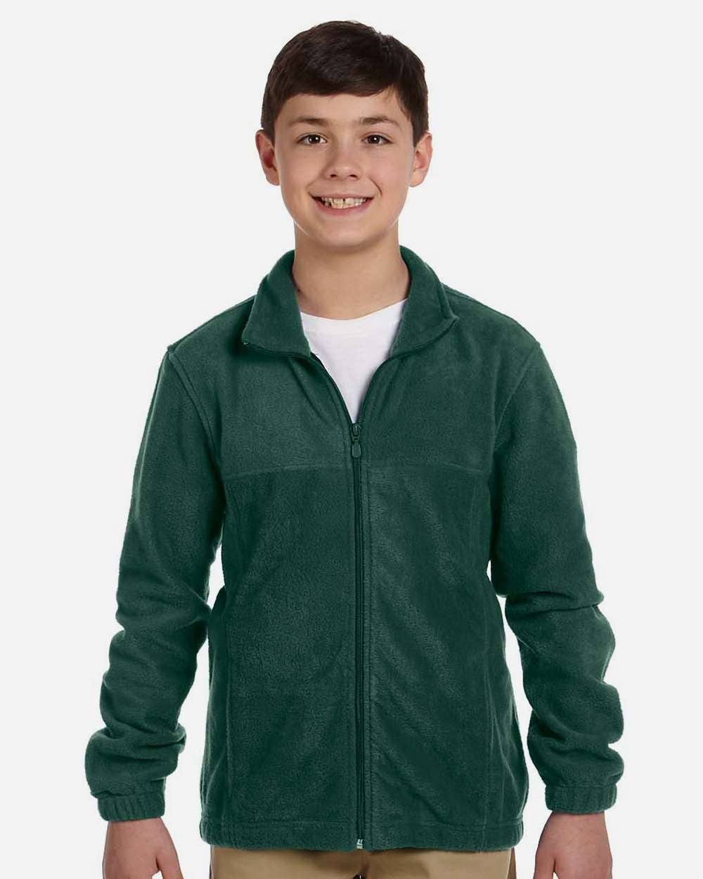Youth Full-Zip Fleece Jacket | Soft Warm & Comfortable