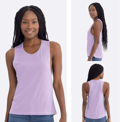 Women’s Sleeveless Muscle Relaxed Fit Tank Casual Top