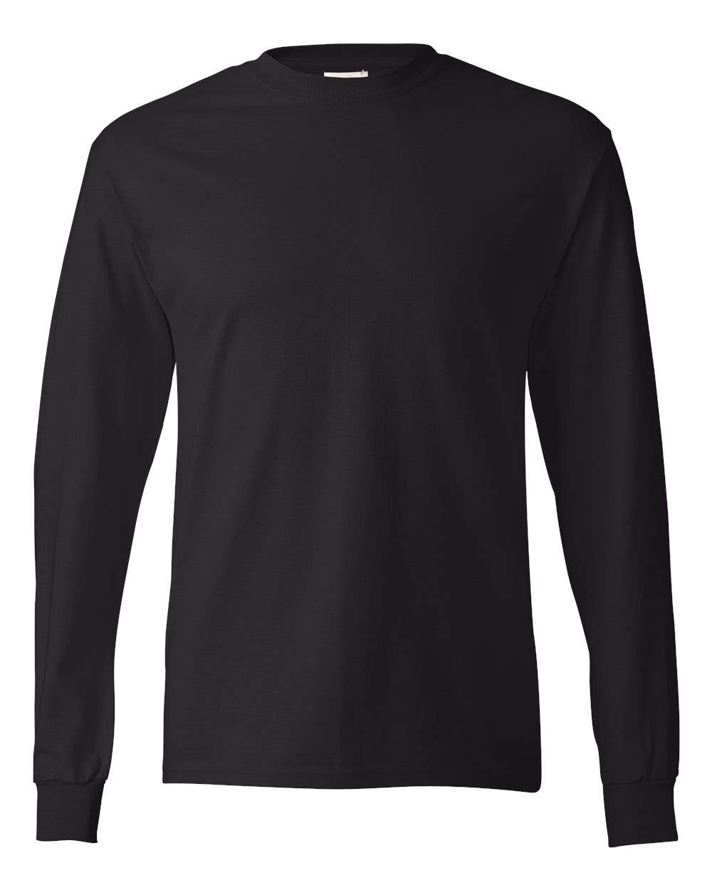 Hanes Long Sleeve Tee | 100% Cotton Classic Soft & Comfort