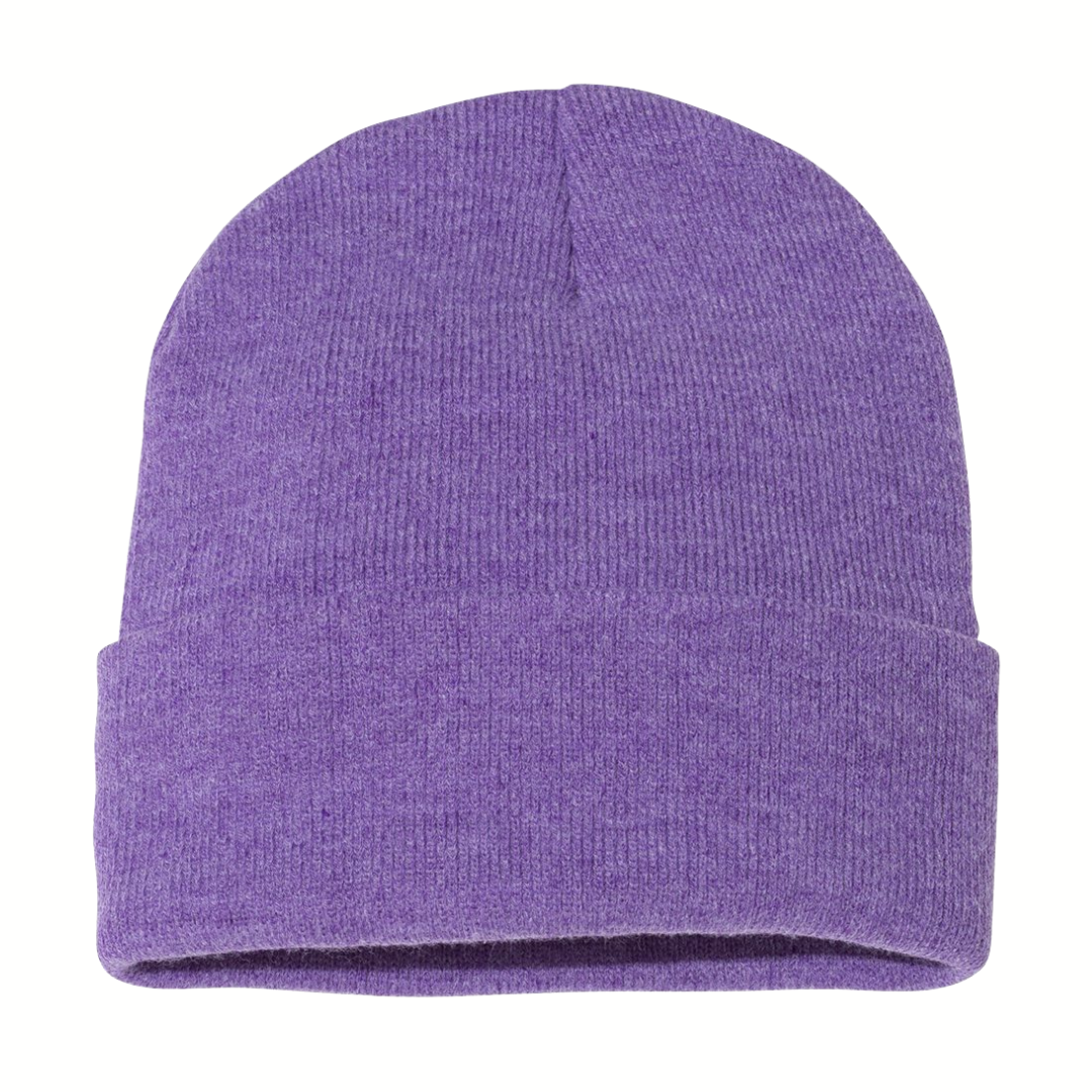 Premium 12” Cuffed Knit Beanie – Warm, Soft & Unisex Winter