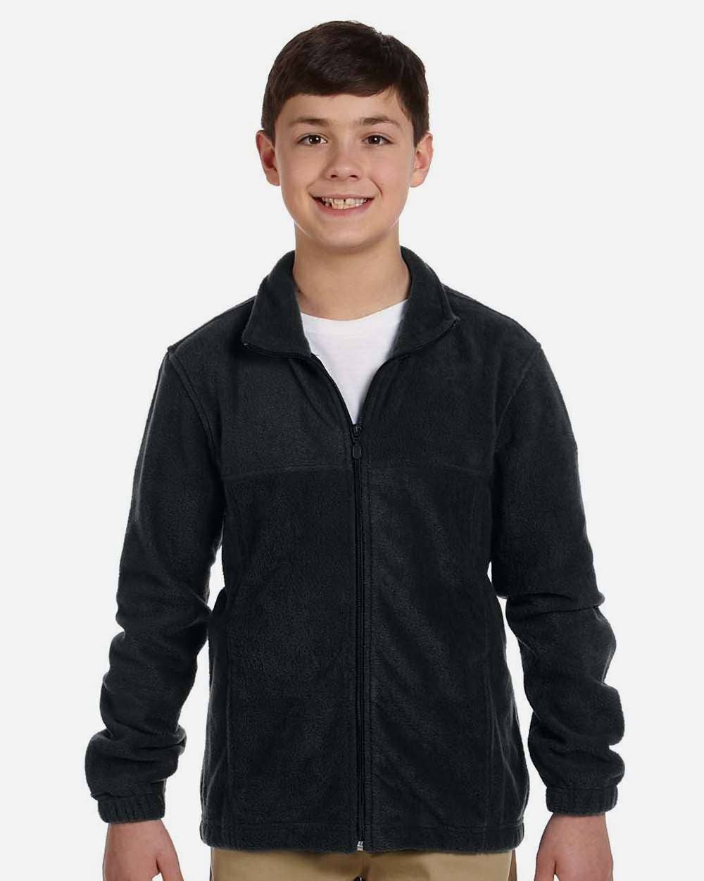 Youth Full-Zip Fleece Jacket | Soft Warm & Comfortable