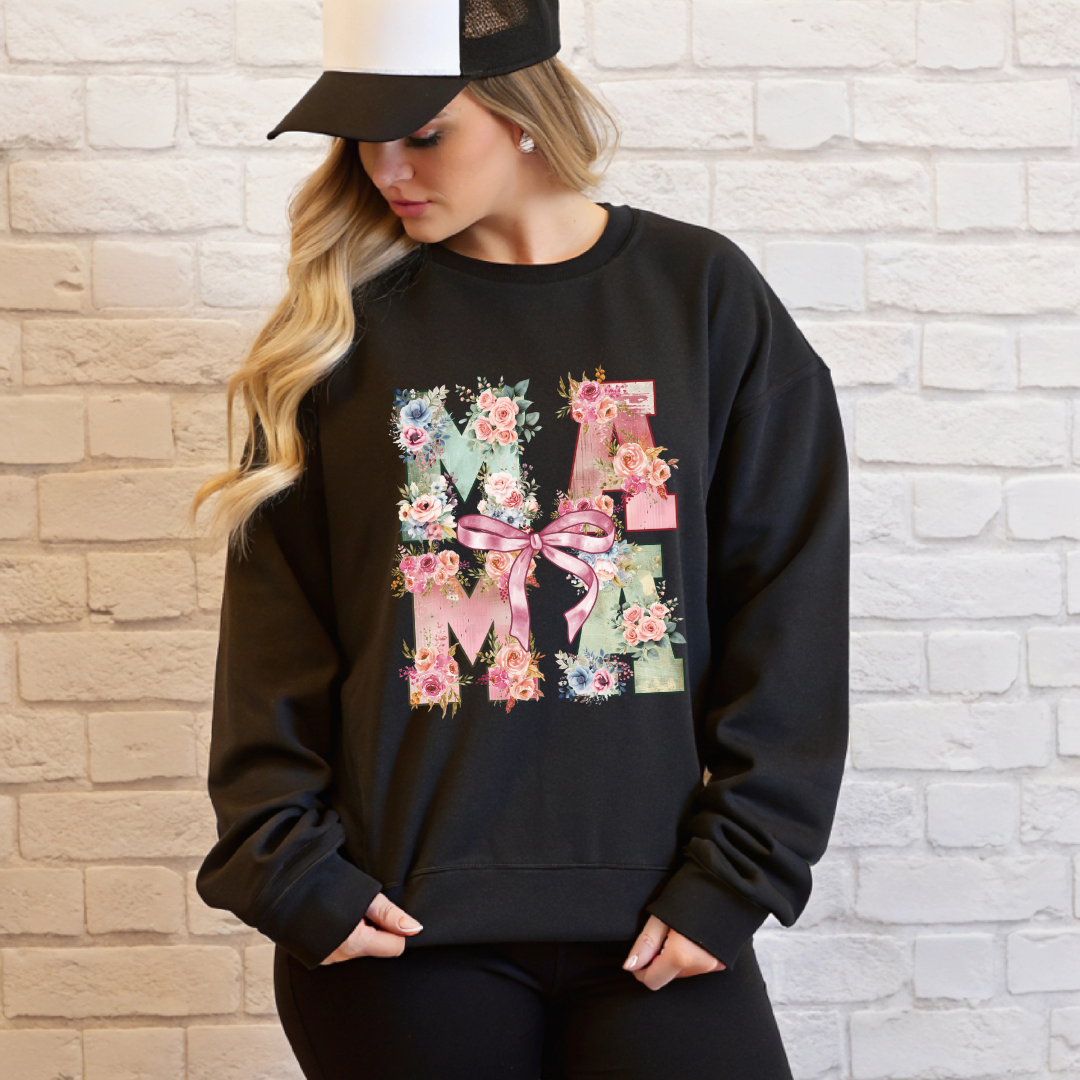 🌸 Floral MAMA Shirt