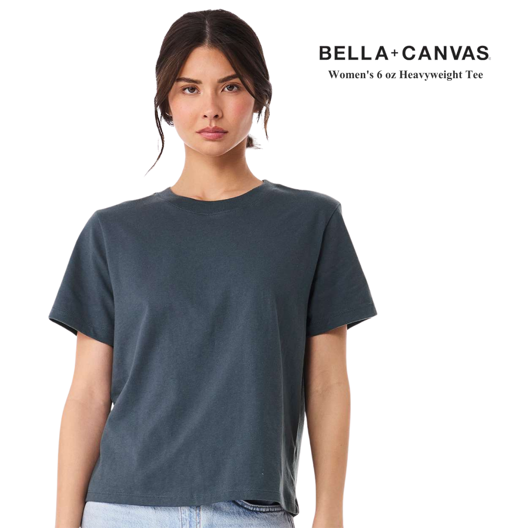BELLA + CANVAS Women’s Heavyweight Cotton Tee | Relaxed Boxy
