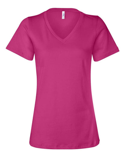 BELLA + CANVAS Women’s Relaxed V-Neck Tee – Lightweight Tee