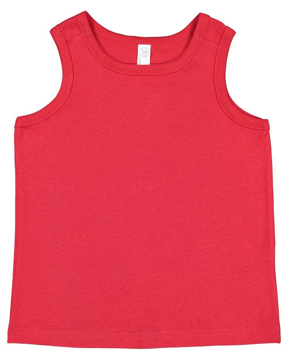 Rabbit Skins Toddler Fine Jersey Tank Top Soft Cotton Sleeve